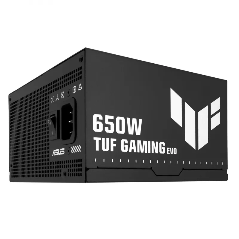 Maitinimo blokas ASUS TUF GAMING 650B EVO — 650 W, 20+4 pin ATX, 80 PLUS Bronze, Juodas