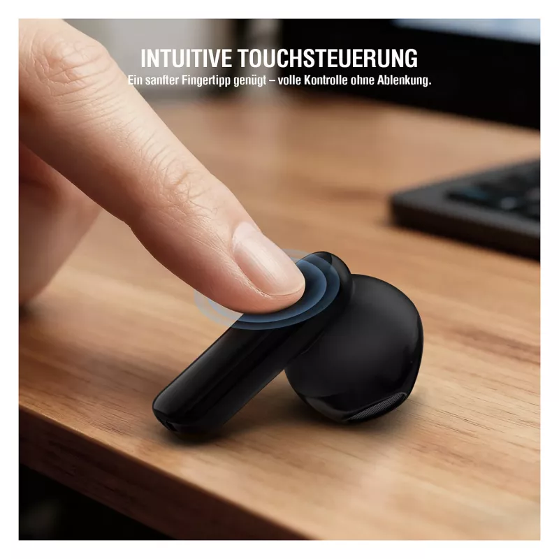 4smarts belaidė ausinė SkyBuds Air juoda (541722)