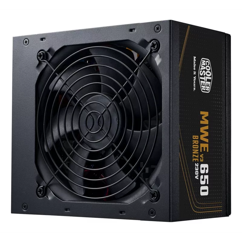 Cooler Master MWE Bronze 650 V3 230V kompiuterio maitinimo blokas 650 W 24-pin ATX ATX juodas