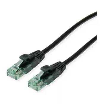 ROLINE RM Patch Cable Cat.6A UTP, juodas, 5 m