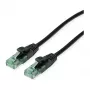 ROLINE RM Patch Cable Cat.6A UTP, juodas, 5 m