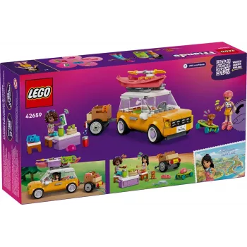 Konstruktorius LEGO Friends 42659 Nuotykių kelionė su draugais, 220 detalių, 2 minifigūrėlės, nuo 6 metų
