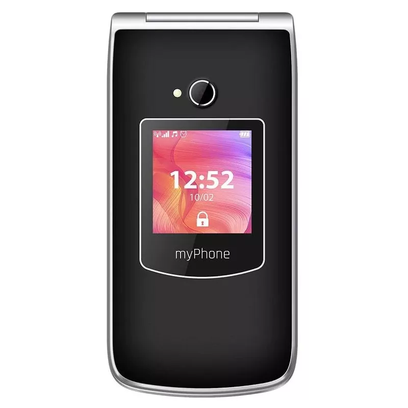 Mobilusis telefonas MYPHONE RUMBA 2 — 2,4 colio TFT ekranas, 32 MB RAM, 32 MB atmintis, viena SIM, 0,3 MP kamera, 800 mAh