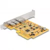 PCI Express x4 kortelė DeLOCK 90161 su dviem USB-C prievadais
