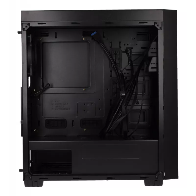 Gembird Fornax K500 ATX kompiuterio korpusas, Midi Tower, Juodas