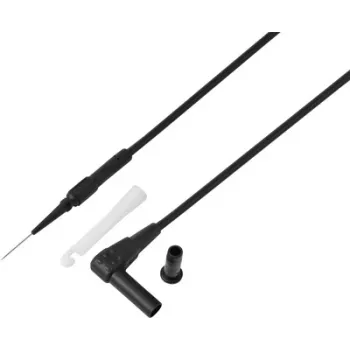 VOLTCRAFT MSL-520 juodas matavimo kabelis 4 mm kištukas – matavimo adata 0,7 mm, 1,5 m, juoda, 1 vnt. (VC-17312675)