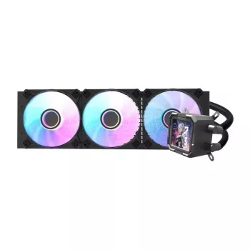 Darkflash DV360S vandens aušintuvas CPU 360 mm radiatorius, RGB apšvietimas, juodas