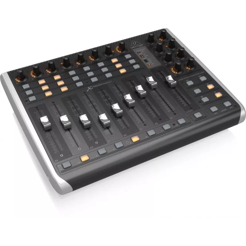 Behringer X-TOUCH COMPACT MIDI klaviatūra USB Juoda