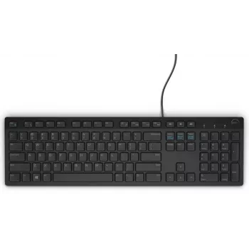 Pilno dydžio laidinė klaviatūra Dell KB216 – QWERTY Nordic išdėstymas, juoda, USB