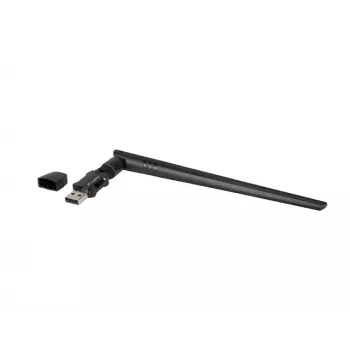 LANBERG NC-0900-WIE USB 2.0 belaidis tinklo adapteris, Dual Band AX900, 1 išorinė antena
