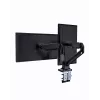 Monitorinis stovas GEMBIRD MA-DA2-03 iki 35 colių ekranams, spaustuvas, VESA 75x75–100x100, 20 kg, juodas, dviejų ekranų