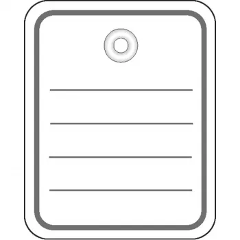 Prekių etiketės HERMA 6820 40x50 mm su kilpele 1000 vnt.