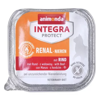 Šlapias kačių ėdalas Animonda Integra Protect 100 g – kiauliena, inkstų palaikymui, suaugusioms katėms, dėžutė