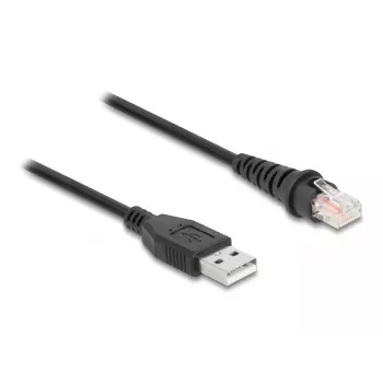 DeLOCK RJ50 į USB 2.0 Type-A brūkšninių kodų skaitytuvo laidas 2 m