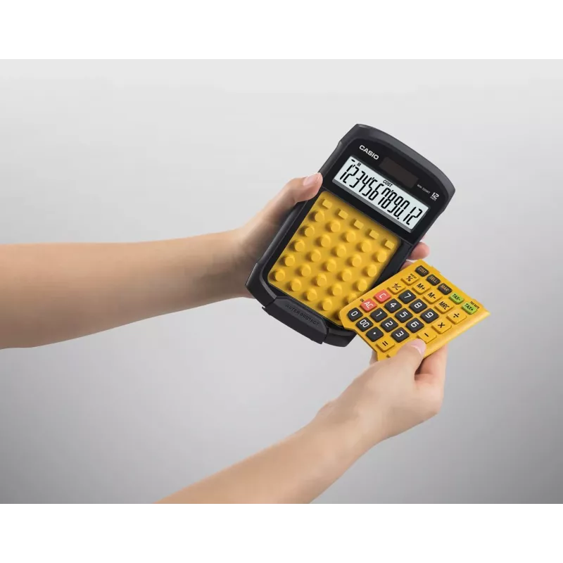 CASIO WM-320MT-S biuro skaičiuotuvas vandeniui atsparus, 12 skaitmenų ekranas, nuimama klaviatūra