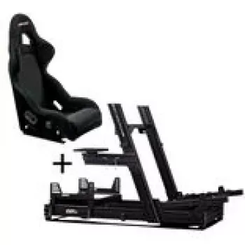 Next Level Racing GTElite Aliuminio Simuliatoriaus Važiuoklė – Vairo Plokštės Versija + O-Rouge C1-XL Cold Fusion Simracing Sėdynė