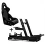 Next Level Racing GTElite Aliuminio Simuliatoriaus Važiuoklė – Vairo Plokštės Versija + O-Rouge C1-XL Cold Fusion Simracing Sėdynė