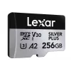 Lexar Silver Plus 256GB microSD kortelė C10 A2 U3 V30 205/150MB/s