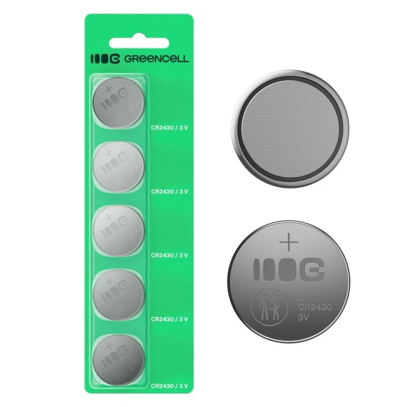 Green Cell CR2430 3V baterijų rinkinys 5 vnt.