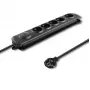 Apsauginis filtras Qoltec 50269 5 lizdų 230 V juodas