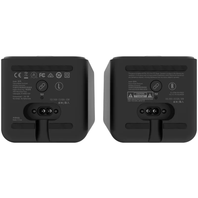 Klipsch Flexus SURR 200 Black belaidžiai erdvinio garso garsiakalbiai