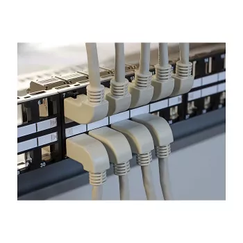 Tinklo kabelis DeLOCK 0,5 m Cat.6 S/FTP RJ-45 Kampinis Pilkas