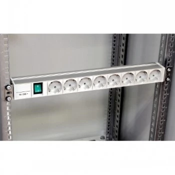 Schneider Electric ACTASSI 1U skirstytuvas 8x Schuko su jungikliu