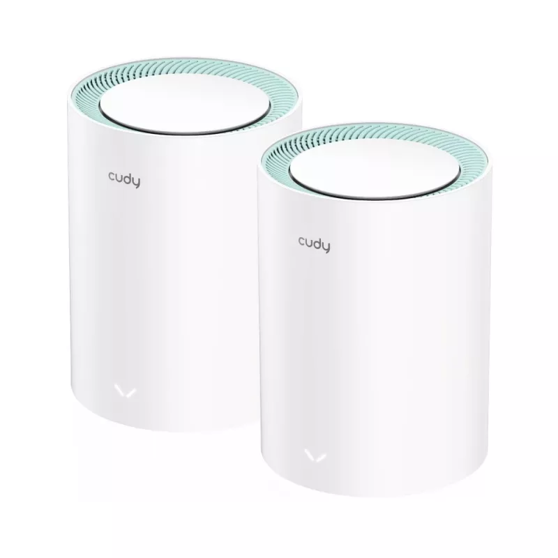 Cudy M1300 3-PACK belaidė tinklo sistema Wi-Fi 5 (802.11ac) dviejų juostų (2,4 GHz / 5 GHz) balta