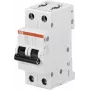 ABB STOTZ-KONTAKT S202-B6 Automatinis jungiklis B charakteristika 2 poliai 2 moduliai (2CDS252001R0065)
