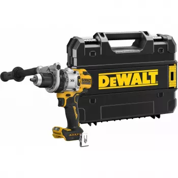 Belaidis gręžtuvas DeWalt DCD1007NT-XJ, 18V bešepetėlis, 3 pavaros, 2250 aps/min, greito užveržimo griebtuvas (1,5–13 mm), 1,85 kg