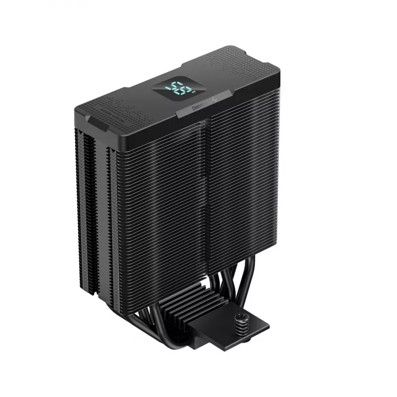 DeepCool AG400 Digital BK ARGB procesoriaus aušintuvas 12 cm juodas 1 vnt.