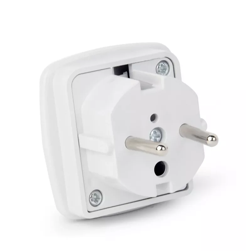 Gembird Cablexpert a-AC-UKEU-001 - Maitinimo adapteris - Jungtis (S) prie Kištuko (W) - Baltas - Jungtinė Karalystė, Europa