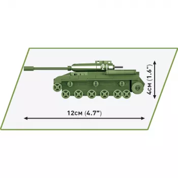 Konstruktorius Cobi IS-2 modelis, Antrojo pasaulinio karo tankas, 130 dalių, rekomenduojamas nuo 6 metų