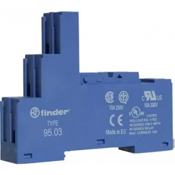 FINDER S.p.A. varžtinis lizdas Blue relei 40.31.41.31 95.03 (95.03)