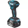 Poveikinis suktuvas Makita DTD173RTJ 18V belaidis, 1/4 colio griebtuvas, 3600 aps./min., pistoletinė rankena, Li-Ion