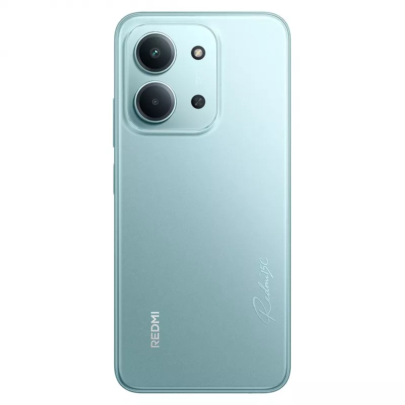 Išmanusis telefonas Xiaomi Redmi 15C 6,9 colio 4 GB RAM 128 GB atminties Mėtų žalia, 6000 mAh, 50 MP galinė, Helio G81-Ultra