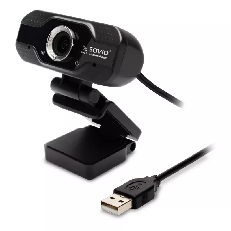 Savio internetinė kamera Webcam USB Full HD su įmontuotu mikrofonu