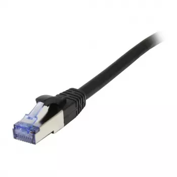 Pataisos laidas RJ45 S-STP(S/FTP) 500MHz 15,0m CAT6A juodas Synergy21, komponentiškai išbandytas, AWG26