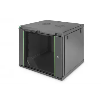 Sieninis tinklo spintos stovas Digitus DN-19 09-U-EC-SW 9U 600x505x450 mm juodas