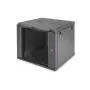 Sieninis tinklo spintos stovas Digitus DN-19 09-U-EC-SW 9U 600x505x450 mm juodas