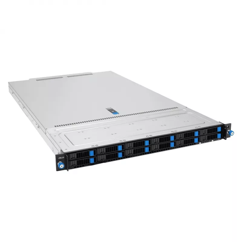 Rack 1U stalinis kompiuteris ASUS ExperCenter Pro ERA100A B6 — Intel Core i5, 8 GB DDR5, 4×2,5 colio vietos, 500 W maitinimo šaltinis, 1×PCIe 5.0 x16, 3×RJ-45