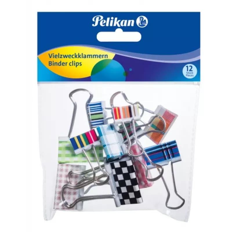 Segtuvas dokumentams Pelikan 700306 metalinis, įvairių spalvų, 12 vnt.