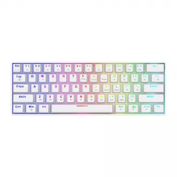 Mechaninė klaviatūra Whiteout X2, Outemu Brown, Hot Swap Savio Savgk-whit