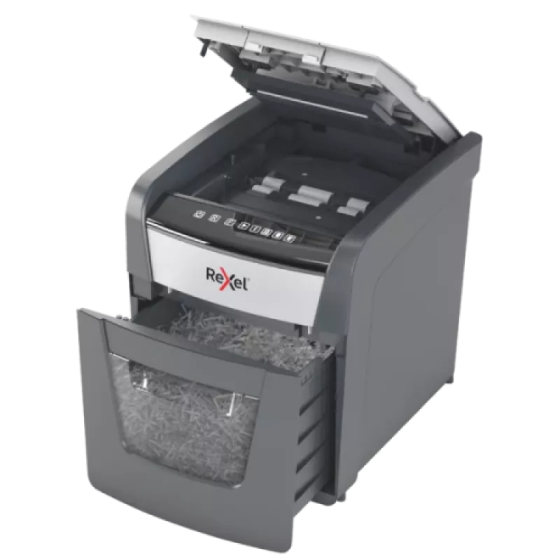 Rexel Optimum AutoFeed+ 50X automatinis skersinio pjovimo popieriaus smulkintuvas P4