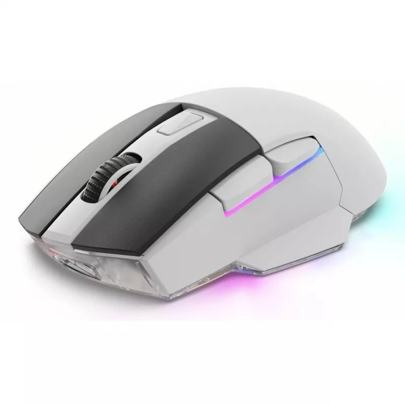 Sharkoon SGM50W pelė žaidimams, dešinei rankai, RF belaidė + USB Type-A, optinė, 6400 DPI