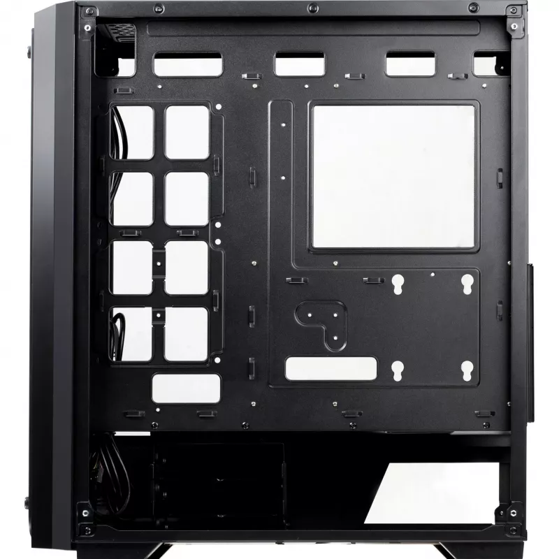 RAIJINTEK PONOS TG4 korpusas – stalinis – SPCC – juodas – ATX / EATX / EEB / micro ATX / Mini-ATX – žaidimams