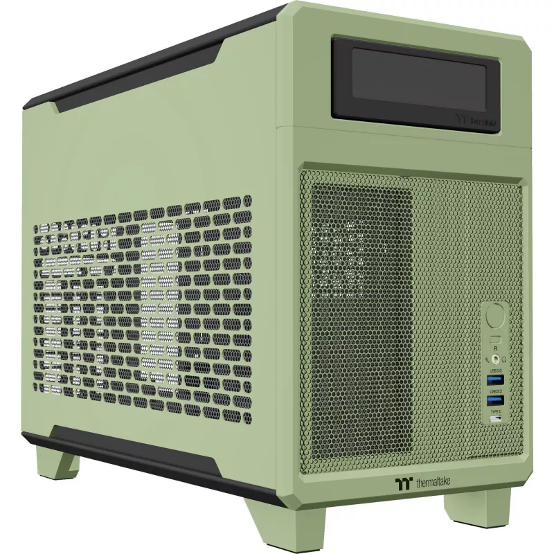 Korpusas Thermaltake TR100 Mini Tower Green