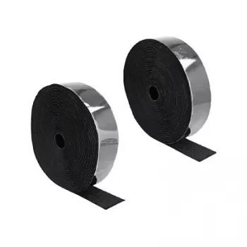 DeLOCK Heavy-duty lipnusis kabliuko ir kilpelės diržas, juodas, 15 m x 50 mm