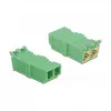 Optiminis skaidulų movos jungiklis DeLOCK 85927 LC Duplex moteriška-moteriška 4 vnt.