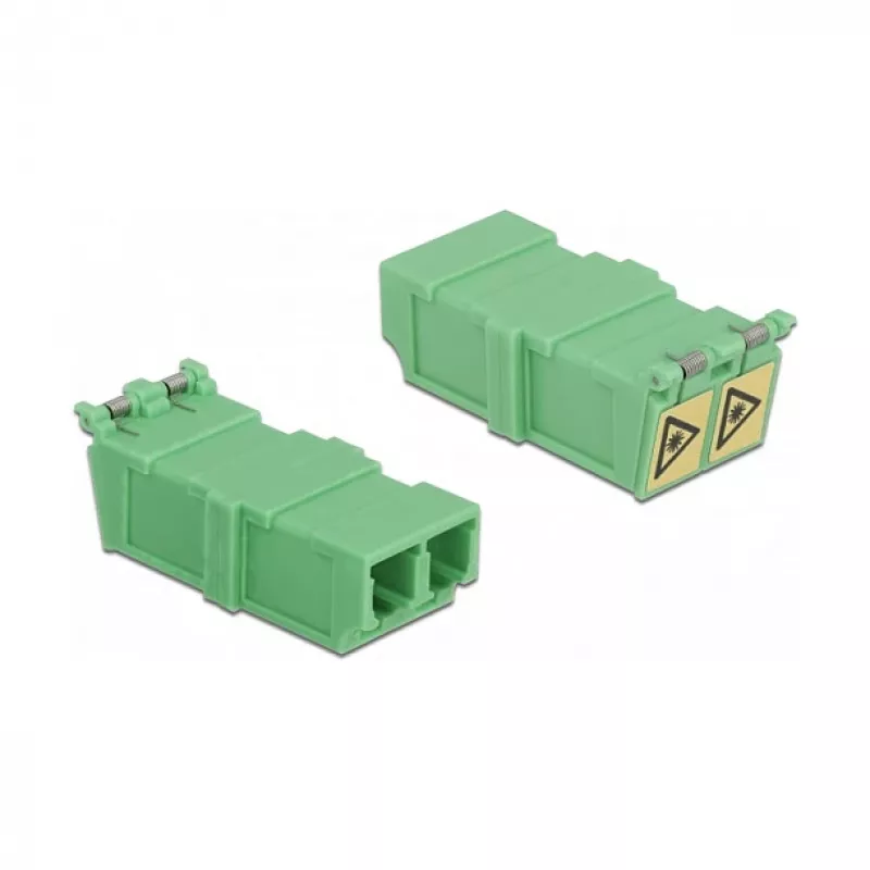 Optiminis skaidulų movos jungiklis DeLOCK 85927 LC Duplex moteriška-moteriška 4 vnt.